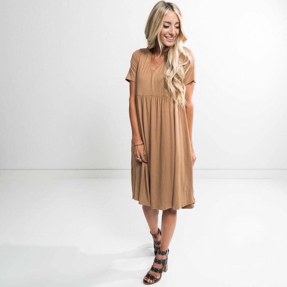 Tan dress
